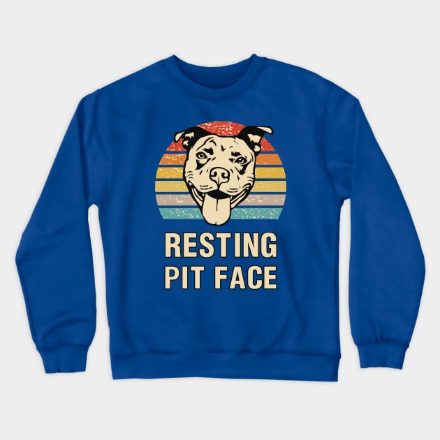 resting pit face Crewneck Sweatshirt by Amrshop87